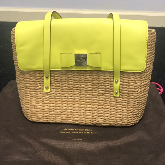 kate spade Handbags - Kate spade straw handbag